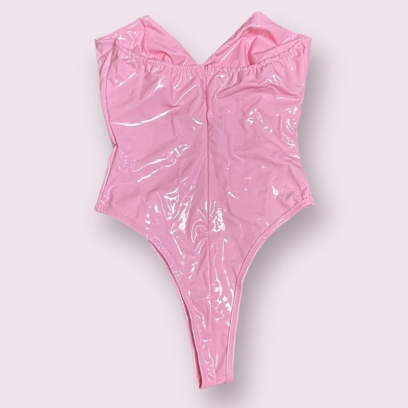 SOLD Strapless Bunny Bodysuit - Picture 4 of 7